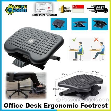 Mount-it! Under Desk Office Footrest With 3-level Height